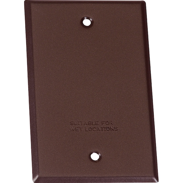 Sigma Engineered Solutions Weatherproof Cover, Junction Box Type, 1 Gang, Steel, Blank Cover Type 14240BR - main